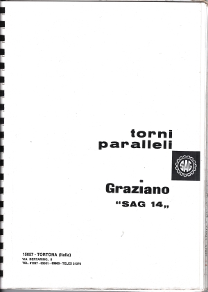 Torni paralleli Graziano SAG14