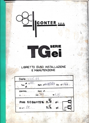 Tavole gir. Conter TGei