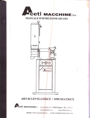 Levigatrici e Smussatrici ACETI Macchine