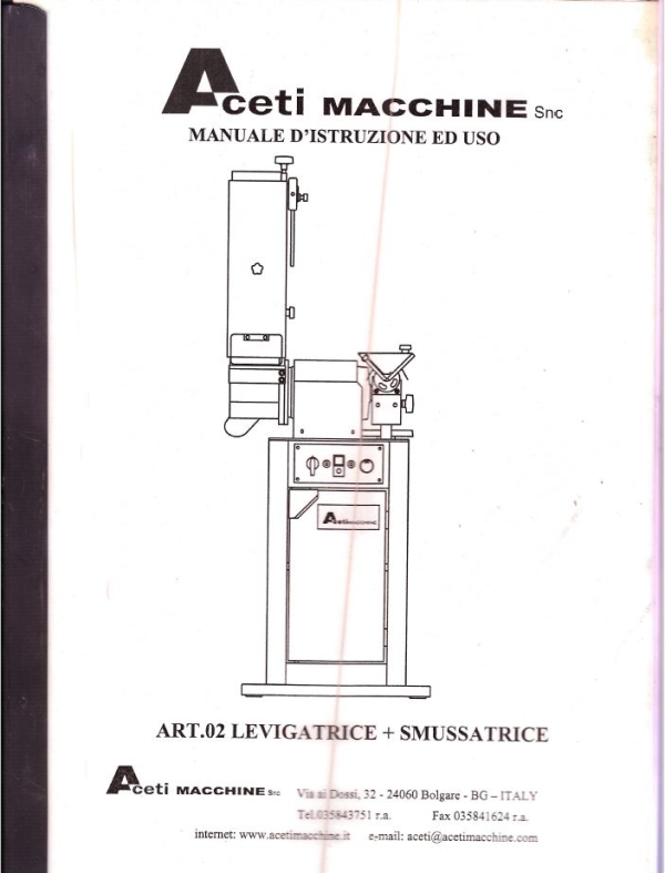 Levigatrici e Smussatrici ACETI Macchine