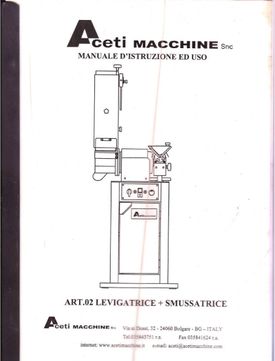 Levigatrici e Smussatrici ACETI Macchine