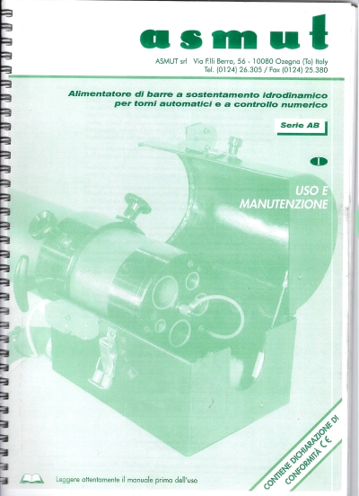 Alimentatore di barre ASMUT serie AB