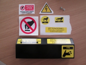 Carter guida Lama e kit adesivi per Segatrice Leonard 300