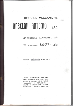 Tornio parallelo Anselmi