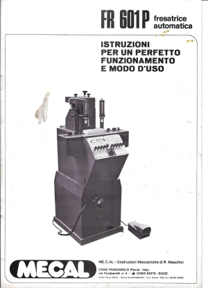 Fresatrice automatica ME.C.AL. FR601P