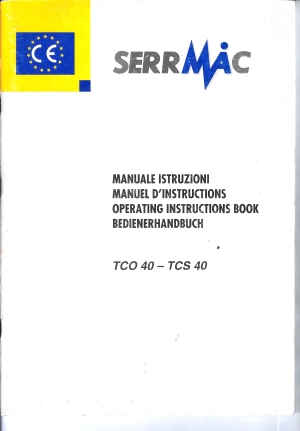 Trapano fresa SERRMAC TCO40-TCS40