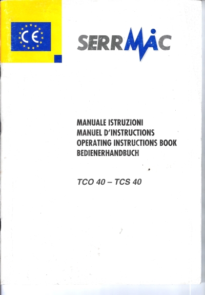 Trapano fresa SERRMAC TCO40-TCS40