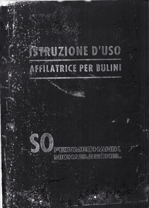 Affilatrice per bulini Feinmechanik