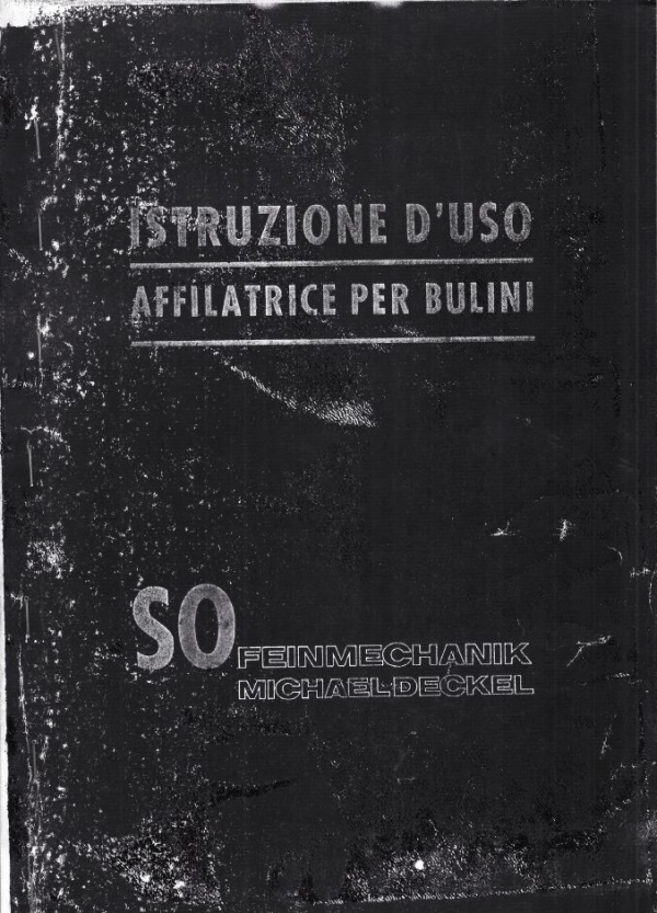 Affilatrice per bulini Feinmechanik